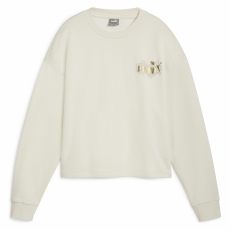 Puma Ess+ Class Act Crew Pulóver 68169387 Női Fehér XXS