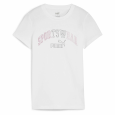 Puma Ess+ Logo Lab Tee 68298602 Női Póló Fehér M