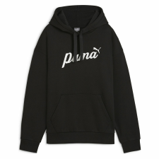 Puma Ess+ Script Hoodie Fl 68153401 Női Kapucnis Pulóver Fekete L női pulóver, kardigán
