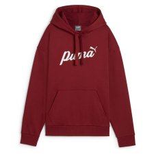 Puma Ess+ Script Hoodie Fl 68153413 Női Kapucnis Pulóver Piros S női pulóver, kardigán