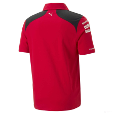 Puma Ferrari galléros póló, Puma, csapat, piros, 2023 férfi póló