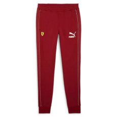 Puma Ferrari Race Iconic T7 férfi melegítőnadrág, intense piros-sárga, S24