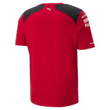 Puma Ferrari Team Tee, Rosso Corsa, 2023 férfi póló