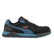 Puma Frontside Low S1P ESD HRO SRC munkavédelmi cipő (fekete/kék, 47) munkavédelmi cipő