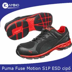 Puma Fuse Motion 2.0 Red low S1PS ESD FO HRO SR munkavédelmi cipő