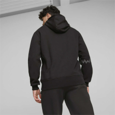 Puma hoops team hoodie pulóver férfi fekete m
