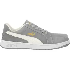 Puma iconic suede grey low S1PL esd FO HRO SR munkavédelmi cipő (42)