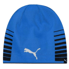 Puma LIGA uniszex kifordítható őszi-téli sapka, fekete-electric kék, S24