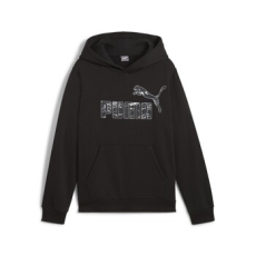 Puma Pulóverek ESS+ CAMO HOODIE FL Fekete 7 / 8 Jahre