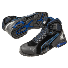 Puma Rio Black Mid S3 SRC Védőbakancs (fekete/kék, 46)