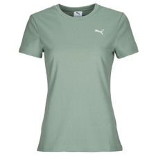 Puma Rövid ujjú pólók ESS ELEVATED RIB TEE Zöld US M női póló
