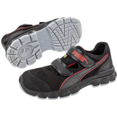 PUMA Safety Aviat Low ESD SRC 640891-43 ESD biztonsági cipő S1P Méret: 43 Fekete, Piros 1 pár (640891-43) - Munkavédelmi cipők
