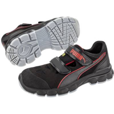 PUMA Safety Aviat Low ESD SRC 640891-44 ESD biztonsági cipő S1P Méret: 44 Fekete, Piros 1 pár (640891-44)