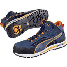 Puma Safety Crosstwist Mid 633140-40 Biztonsági csizma S3 Méret: 40 Kék, Narancs 1 pár