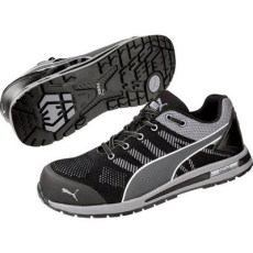 PUMA Safety Elevate Knit Black Low 643160-45 ESD biztonsági cipő S1P Méret: 45 Fekete, Szürke 1 pár (643160-45)