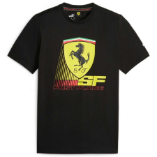 Puma Scuderia Ferrari Race fast place férfi póló, fekete-sárga-piros, 2023 férfi póló