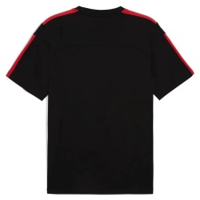 Puma Scuderia Ferrari Race MT7 férfi póló, fekete-piros-fehér-sárga, S25 férfi póló