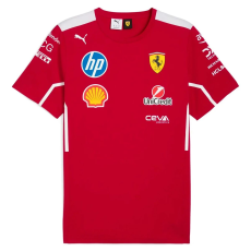 Puma Scuderia Ferrari SF Team férfi póló, piros-fehér, S25