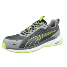 Puma Slide S1PS ESD FO HRO SR munkavédelmi cipő (szürke/zöld, 47)