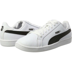 Puma Smash férfi sportcipő, fehér/fekete, 46