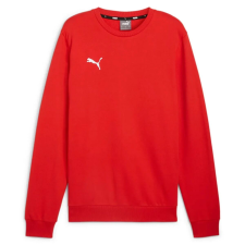 Puma teamGOAL Casuals Crew férfi pulóver, piros-fehér, S25 férfi pulóver, kardigán