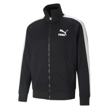 Puma tréningruha blúz ikonikus T7 pályakabát 53009401 férfiaknak Fekete L férfi pulóver, kardigán