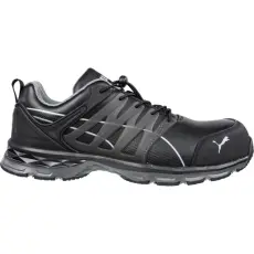 Puma velocity 2.0 black low S3S esd FO HRO SR munkavédelmi cipő (44)
