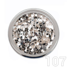 Pure Pure Silver Glitter / Pezsgő 107 körömdíszítő