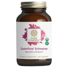 Pure Synergy Organic SuperPure Echinacea, 60 gyógynövény kapszula vitamin és táplálékkiegészítő