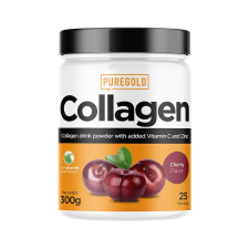 PureGold Collagen Marha kollagén italpor - Cseresznye - 300g - PureGold vitamin és táplálékkiegészítő