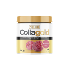 PureGold CollaGold Marha és Hal kollagén italpor hialuronsavval 150g málna íz vitamin és táplálékkiegészítő