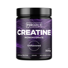 PureGold Creatine Monohydrate italpor - ízesítetlen - 300g - PureGold vitamin és táplálékkiegészítő