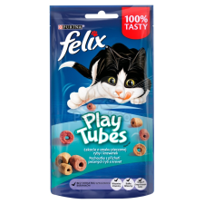 Purina Felix Play Tubes jutalomfalat sült hal és garnélarák ízesítéssel 50 g jutalomfalat macskáknak