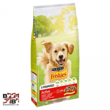 Purina-Friskies Friskies Active száraz kutyaeledel marhával 15 kg kutyaeledel