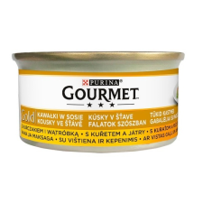 Purina Gourmet Gold Csirke és máj falatok szószban 85 g macskaeledel