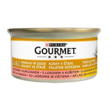 Purina Gourmet Gold Lazac és csirke falatok szószban 85 g macskaeledel