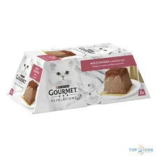 Purina GOURMET Revelations pastétom lazaccal és szósszal nedves macskaeledel 2x57gr macskaeledel