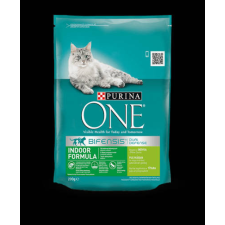 Purina ONE Indor Bifensis (pulyka,gabona) száraztáp lakásban tartott macskák részére (800g) macskaeledel