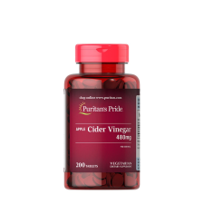 Puritan s Pride Almaecet 480 mg tabletta - Apple Cider Vinegar (200 Tabletta) vitamin és táplálékkiegészítő