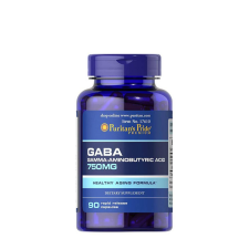 Puritan s Pride GABA (Gamma-amino-vajsav) 750 mg (90 Kapszula) vitamin és táplálékkiegészítő