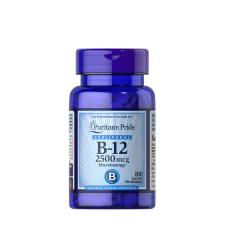 Puritan s Pride Vitamin B-12 2500 mcg (100 Szopogató Tabletta) vitamin és táplálékkiegészítő