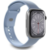 Puro Apple Watch 38/40/41mm Szilikon Okoszóra szíj - Világos kék (PUR697)