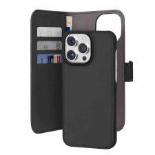 Puro Eco-Leder Wallet Apple iPhone 15 Pro Max Flip Tok - Fekete (PUIPC15P67BOOKC3BLK) tok és táska