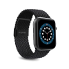Puro Loop Band Apple Watch S1/S2/S3/S4/S5/S6/S7/S8/S9/SE Szövet szíj 38/40/41mm - Fekete (AW40LOOPBLK)
