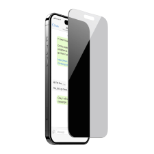 Puro Privacy betekintésvédett edzett üveg iPhone 16 Plus / iPhone 15 Plus mobiltelefon kellék