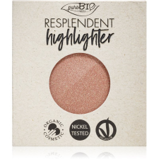 puroBIO Cosmetics Resplendent Highlighter krémes élénkítő készítmény utántöltő árnyalat 04 Pink Gold 9 g arcpirosító, bronzosító