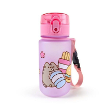 Pusheen Cat műanyag kulacs 350 ml-es - Inyenc cica kulacs, kulacstartó
