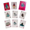  Pusheen cica karácsonyi mintás francia kártya