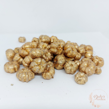  Putka pod - mini tök termés - glitteres arany dekorációs kellék