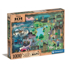 Puzzle 1000 darabos story maps 101 kiskutya puzzle, kirakós